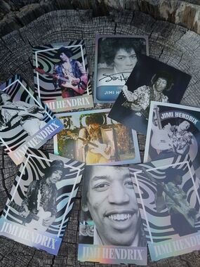 2025 Jimi Hendrix Keepsake Premiere Edition Trading Cards, Set Of 49